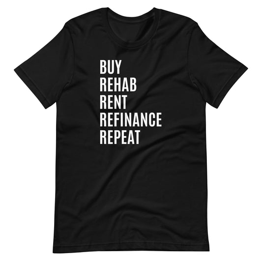 Buy Rehab Rent Refi Repeat Short-Sleeve T-Shirt