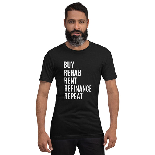Buy Rehab Rent Refi Repeat Short-Sleeve T-Shirt