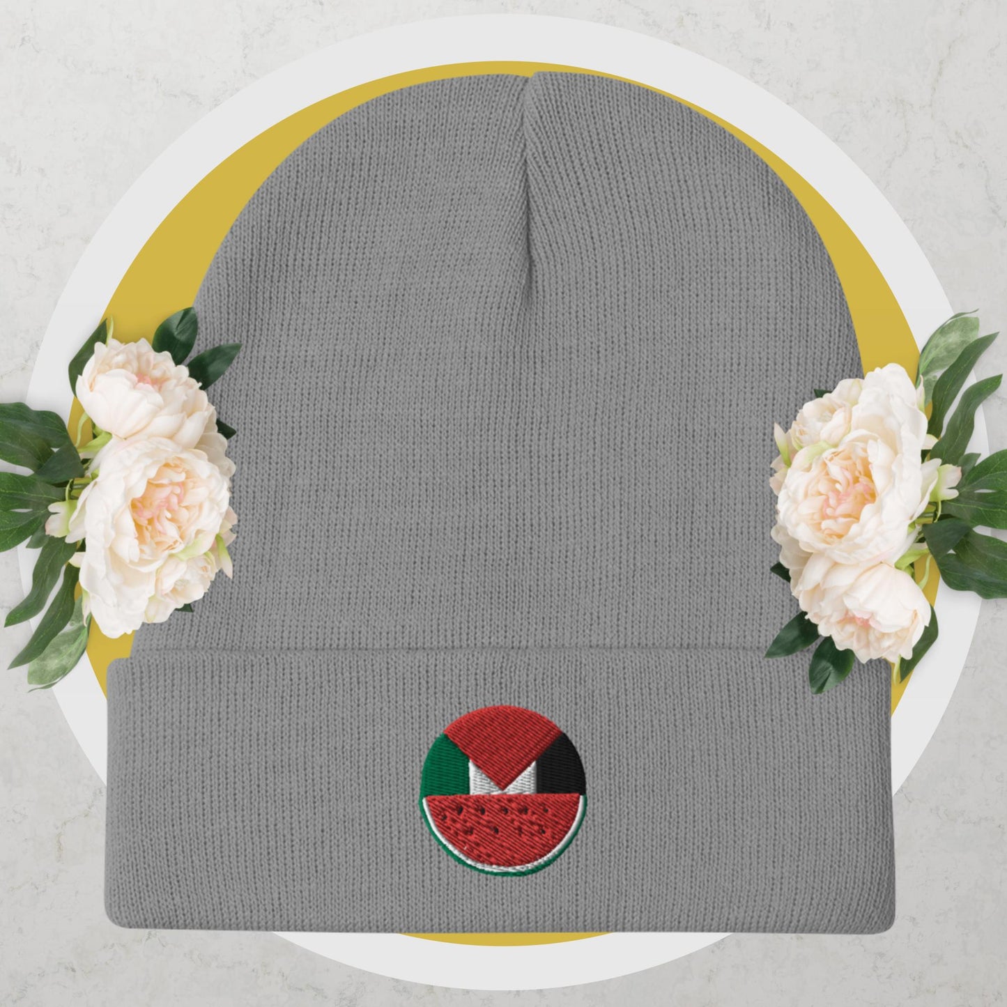 Palestinian Resistance Embroidered Beanie - 100% Proceeds to benefit the PCRF