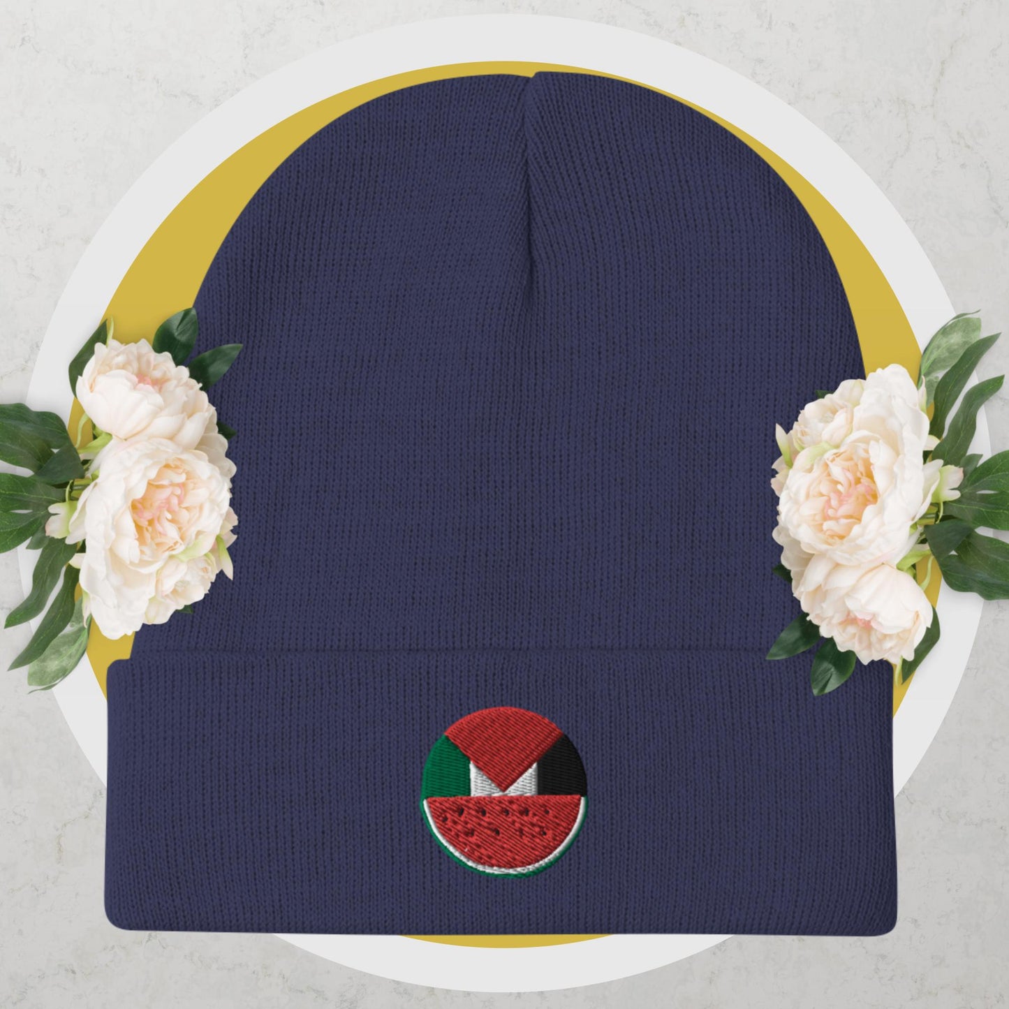 Palestinian Resistance Embroidered Beanie - 100% Proceeds to benefit the PCRF