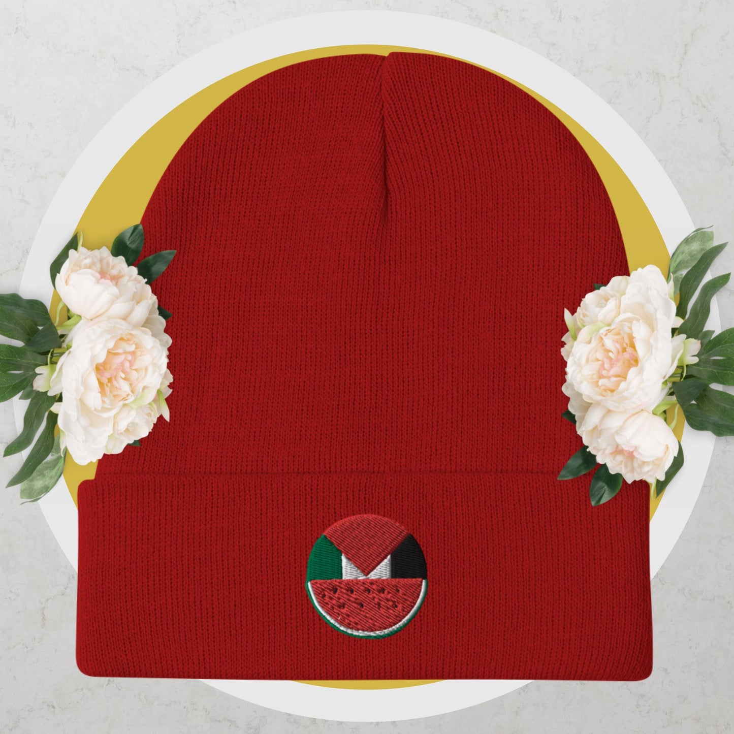 Palestinian Resistance Embroidered Beanie - 100% Proceeds to benefit the PCRF