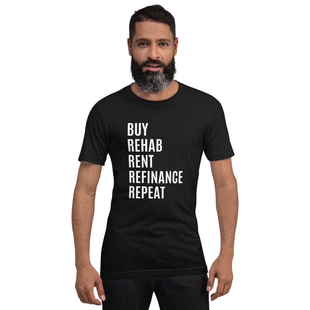 Buy Rehab Rent Refi Repeat Short-Sleeve T-Shirt